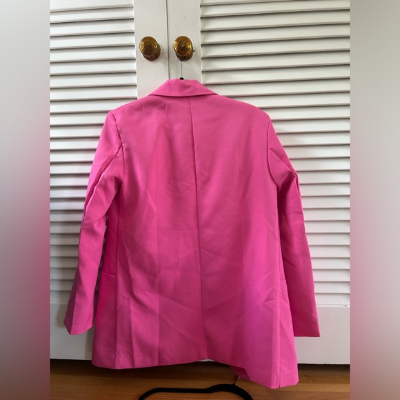 Women’s pink oversized boxy buisness casual blazer. - Picture 2 of 3